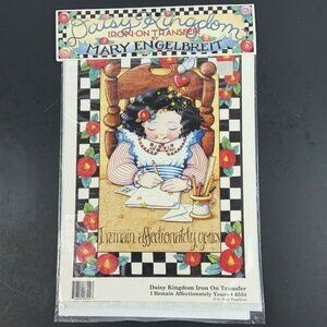 Mary Engelbreit Daisy Kingdom Iron-On Transfer Affectionally Yours 6554 NEW